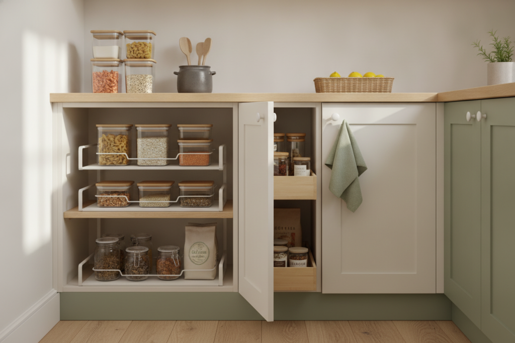 Smart food storage ideas for a compact kitchen